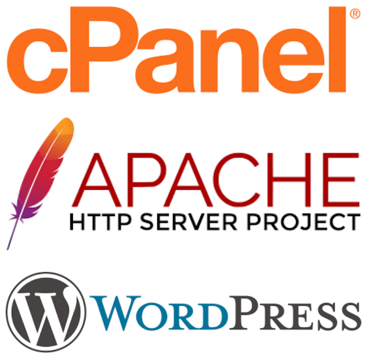 cPanel Apache webserver WordPress content management image group